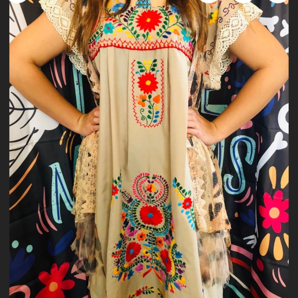 Mexican embroider dress